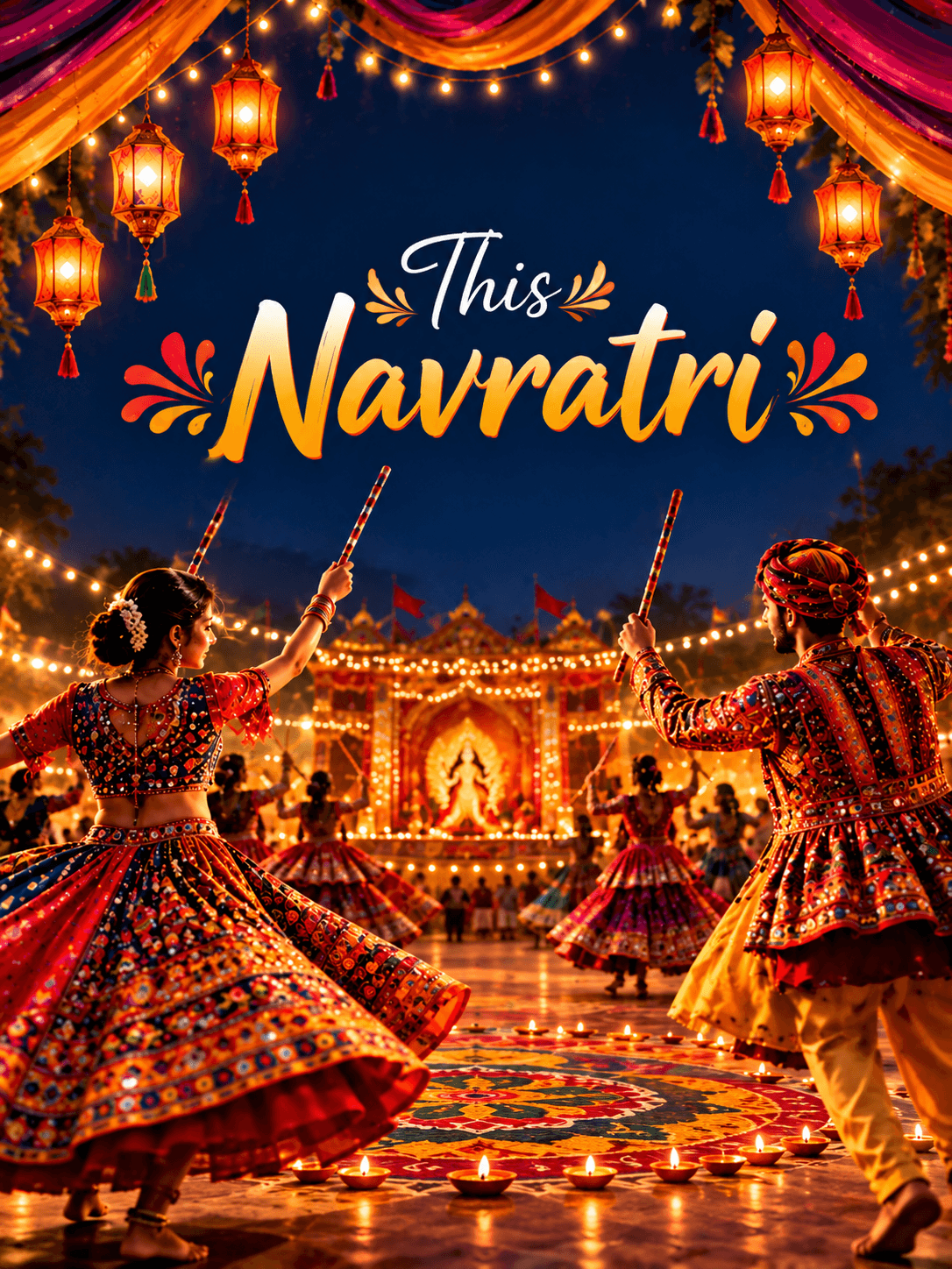 Navratri Special Mobile Banner